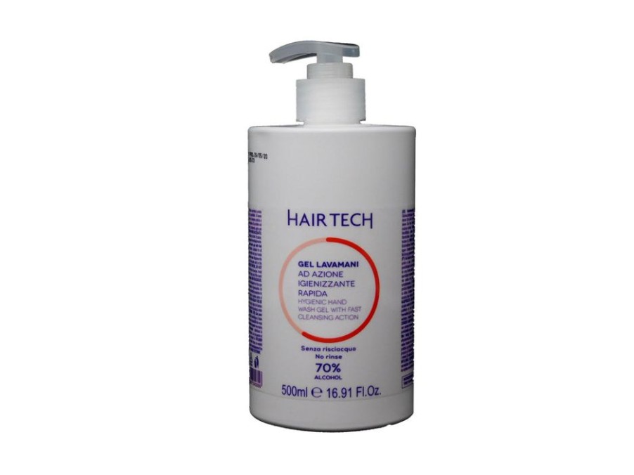 Parrucchiere - Barber Hair Tech | Hair Tech Gel Igienizzante Mani Ad Azione Rapida 500 Ml