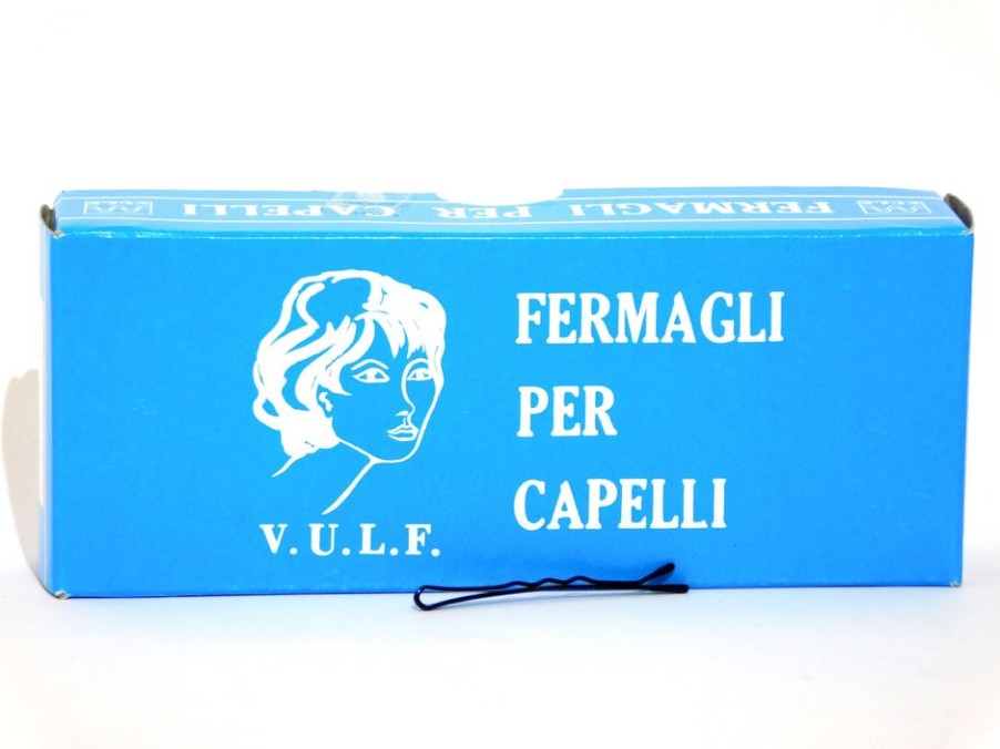 Parrucchiere - Barber Locatelli | V.U.L.F. Fermagli Per Capelli Professionali Ondato Nero 5Cm Art.89 500Gr