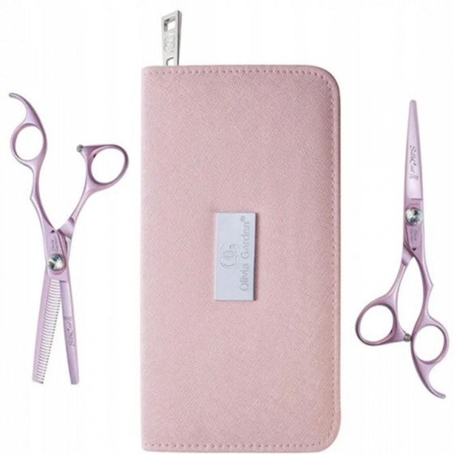 Parrucchiere - Barber Olivia Garden | Olivia Garden Silkcut Think Pink Kit Forbici Da Taglio 5,75