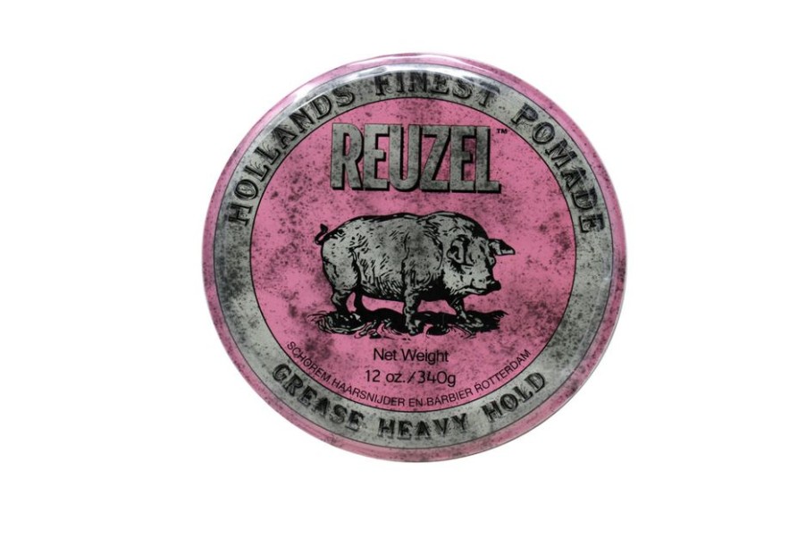 Capelli Reuzel | Reuzel Pink Pomade Grease Tenuta Forte 340 Gr