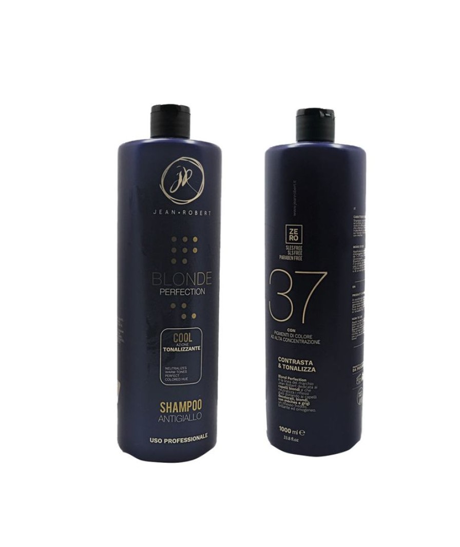 Capelli Jean Robert | Jean Robert Shampoo Antigiallo Per Capelli 1000 Ml