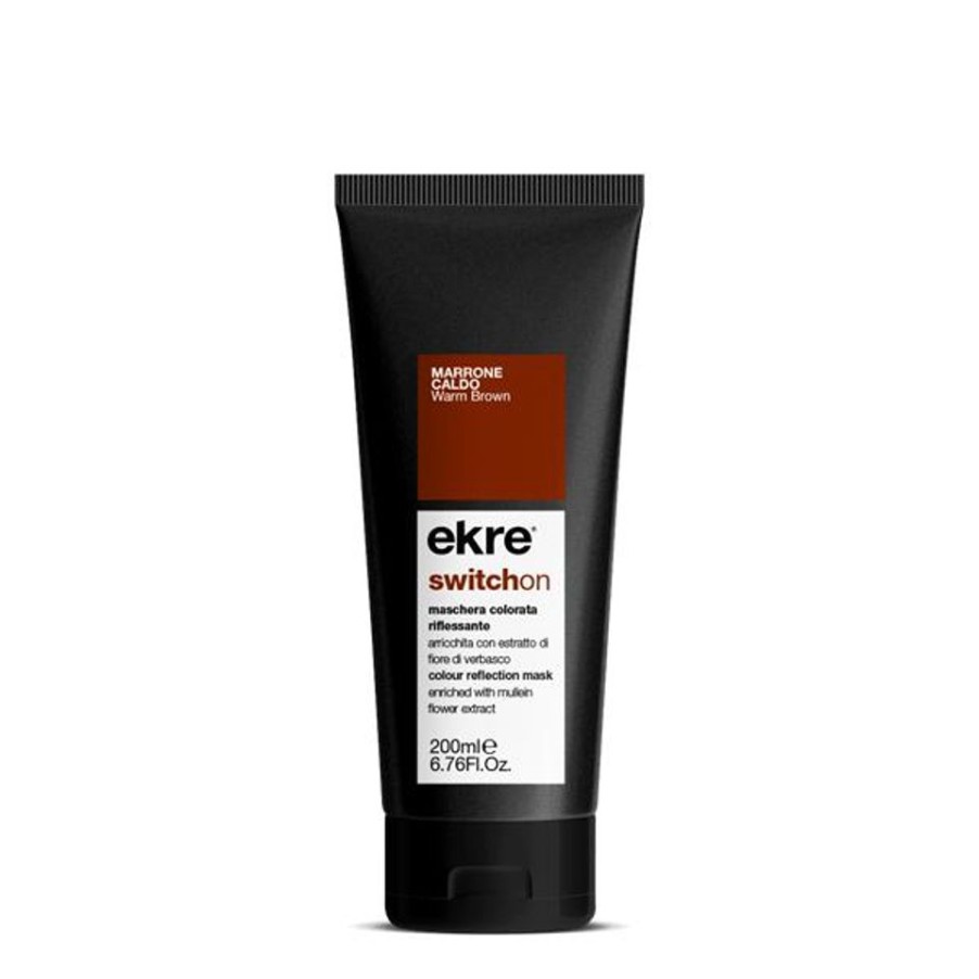 Capelli Ekre | Ekre Switchon Maschera Colorata Riflessante Marrone Caldo 200 Ml