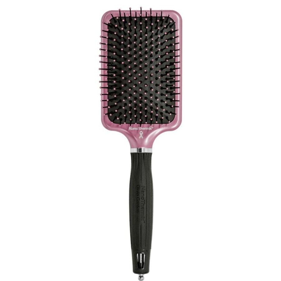 Parrucchiere - Barber Olivia Garden | Olivia Garden Spazzola Nano Thermic Think Pink Paddle Ceramica Ionica