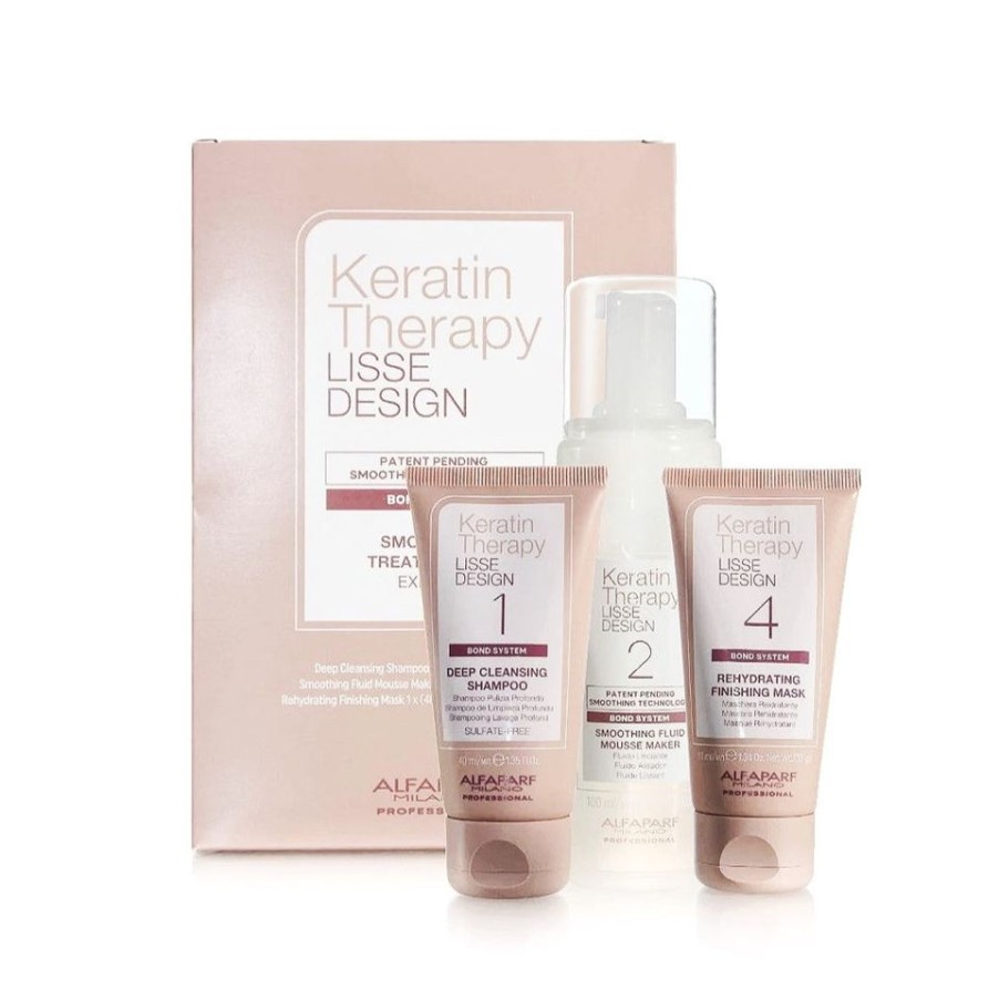 Capelli Alfaparf Milano | Alfaparf Milano Keratin Therapy Lisse Design Bond System Trattamento Lisciante Express 3 Pz