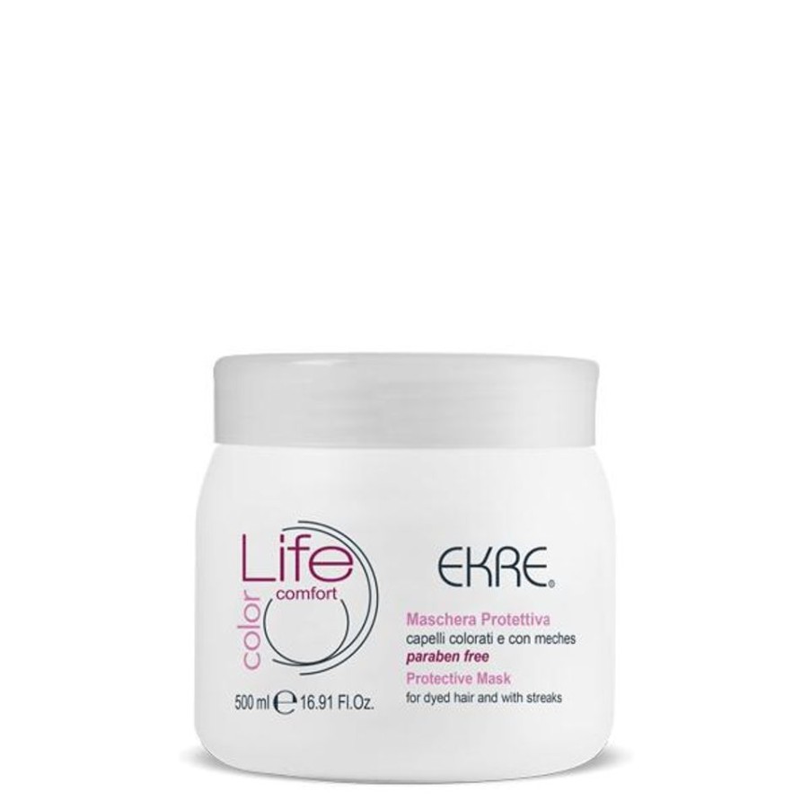 Capelli Ekre | Ekre Life Comfort Color Maschera Protettiva Capelli Colorati E Con Meches 500 Ml