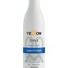 Capelli Alfaparf Yellow | Alfaparf Yellow Curls Conditioner Idratazione E Anti Crespo Per Capelli Con Onde E Ricci 500 Ml