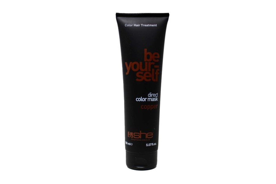 Capelli She Professional | She Professional Be Your Self Maschera Tonalizzante E Ristrutturante Per Capelli Colore Copper 150 Ml