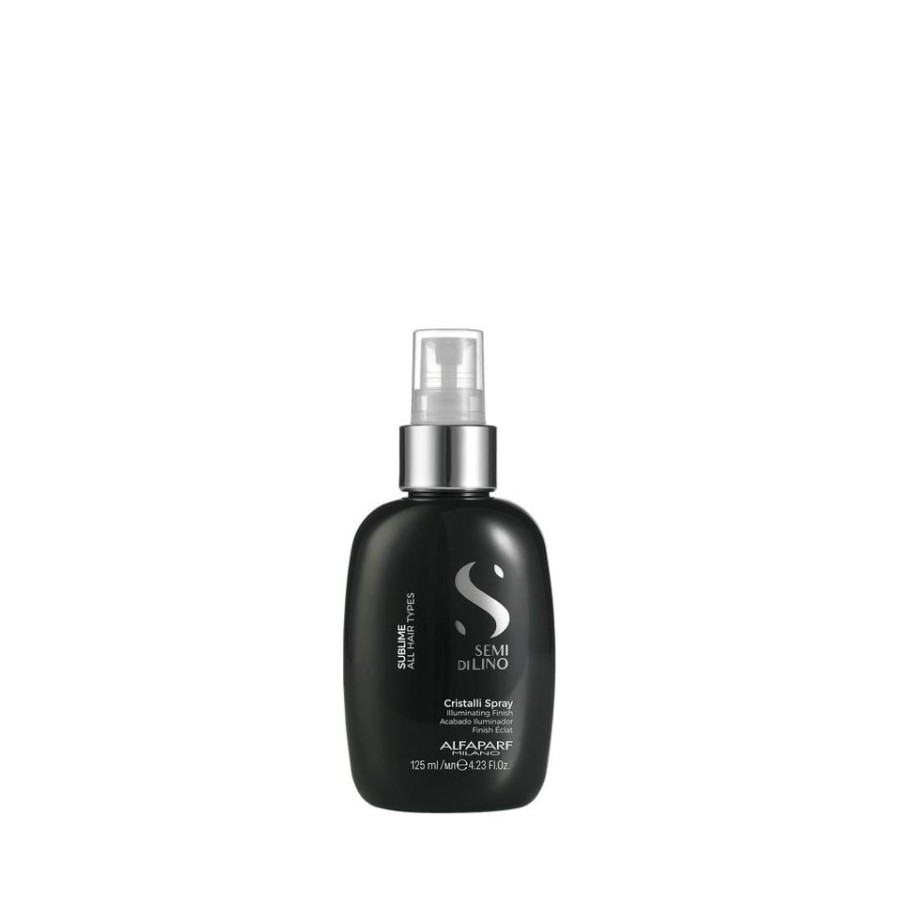 Capelli Alfaparf Milano | Alfaparf Milano Semi Di Lino Sublime All Hair Types Cristalli Spray Finish Illuminante Istantaneo Per Capelli 125 Ml