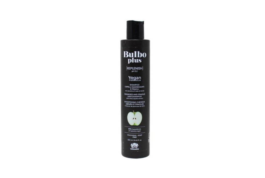 Capelli Farmagan | Farmagan Bulbo Plus Formula Vegan Replenish Shampoo Per Capelli Danneggiati E Fragili 250 Ml