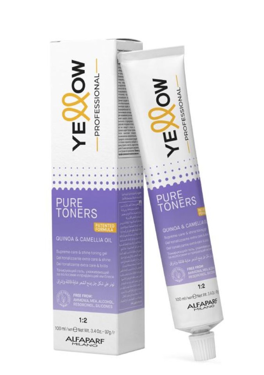 Capelli Alfaparf Yellow | Alfaparf Yellow Pure Toners Colore Tonalizzante Puro Per Capelli 100 Ml