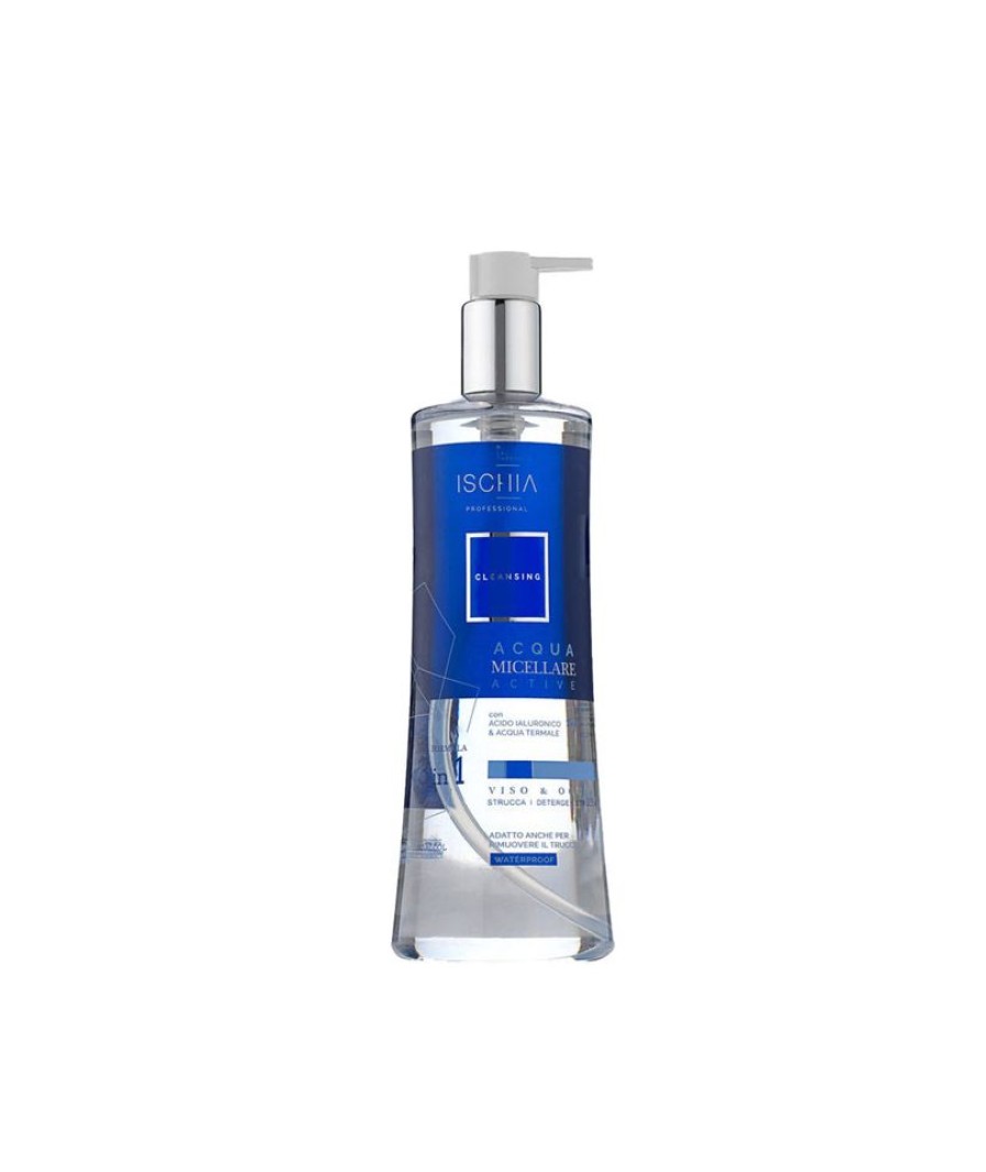 Make Up Ischia Eau Thermale | Ischia Eau Thermale Acqua Micellare Active 3 In 1 Lozione Struccante Viso E Occhi 500 Ml