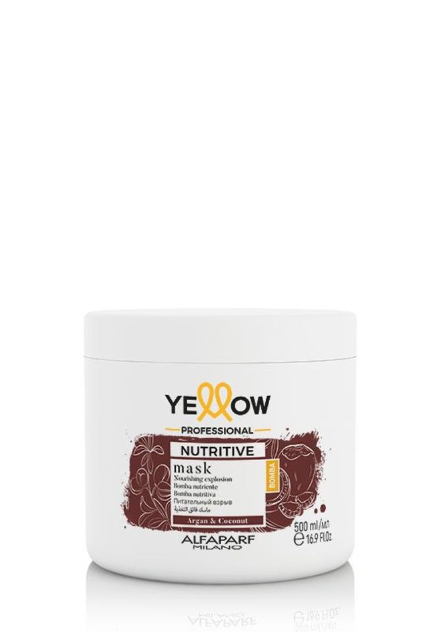 Capelli Alfaparf Yellow | Alfaparf Yellow Nutritive Maschera Bomba Nutriente Per Capelli Secchi 500 Ml