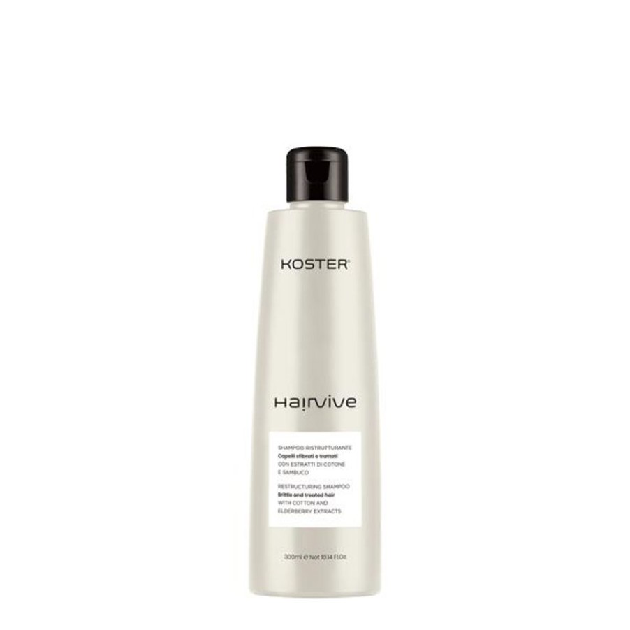 Capelli Koster | Koster Hairvive Shampoo Ristrutturante Per Capelli Sfibrati E Trattati 300 Ml