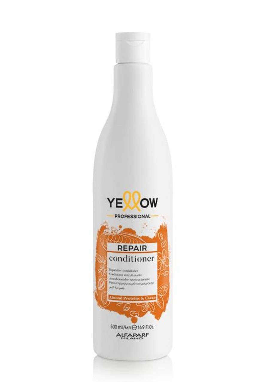 Capelli Alfaparf Yellow | Alfaparf Yellow Repair Conditioner Ristrutturante Per Capelli Danneggiati 500 Ml