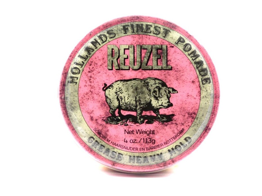 Capelli Reuzel | Reuzel Pink Pomade Grease Tenuta Forte 113 Gr