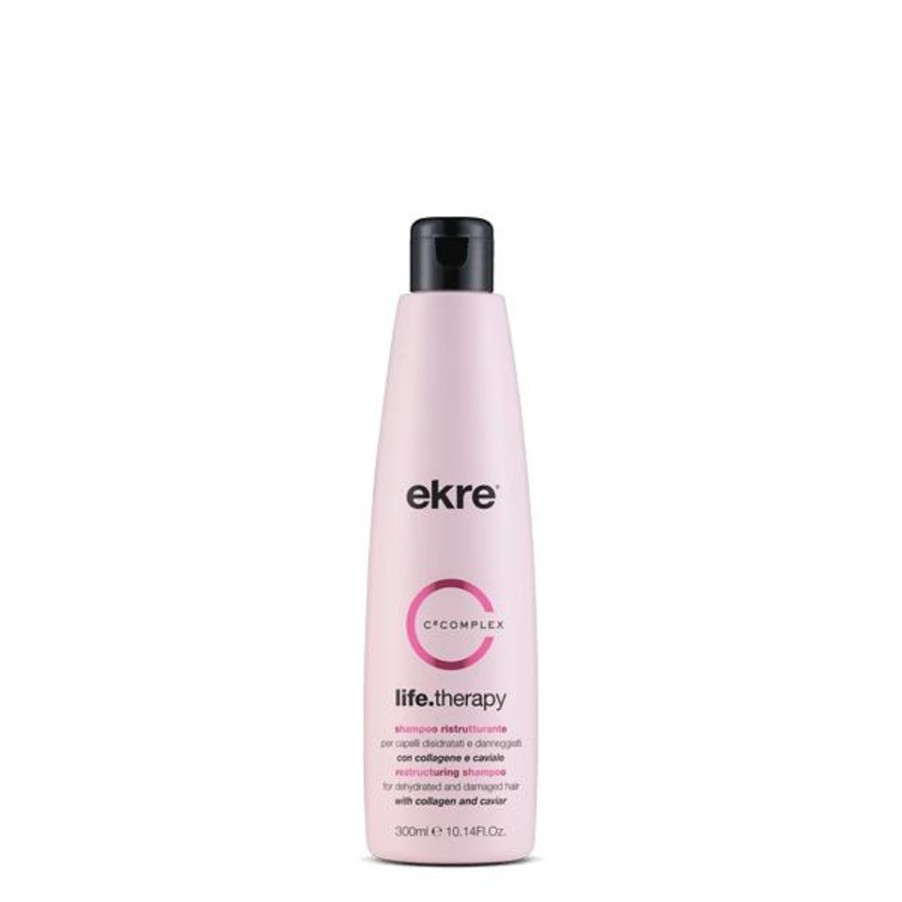 Capelli Ekre | Ekre Life Therapy Shampoo Ristrutturante Per Capelli Danneggiati 300 Ml