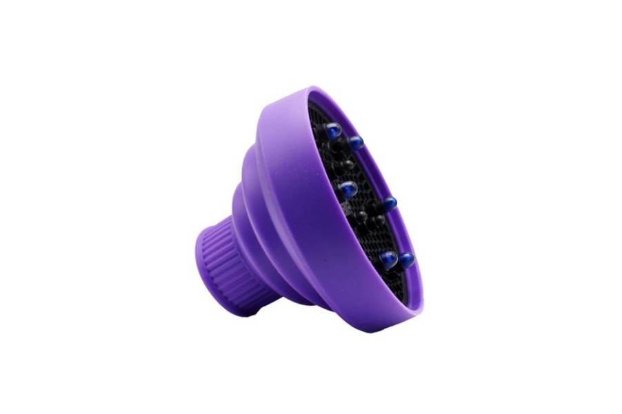 Parrucchiere - Barber Professional Hair Care | Diffusore Universale In Silicone Pieghevole Viola