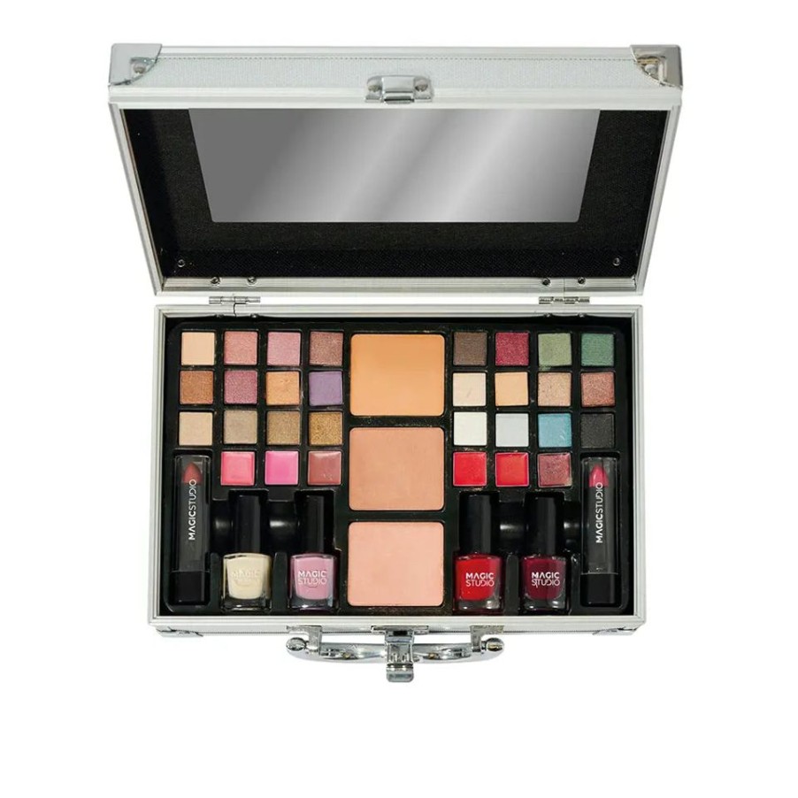 Make Up Magic Studio Make Up Rossetti | Magic Studio Perfect Traveller Case Cofanetto Make Up Da Viaggio 39 Pz