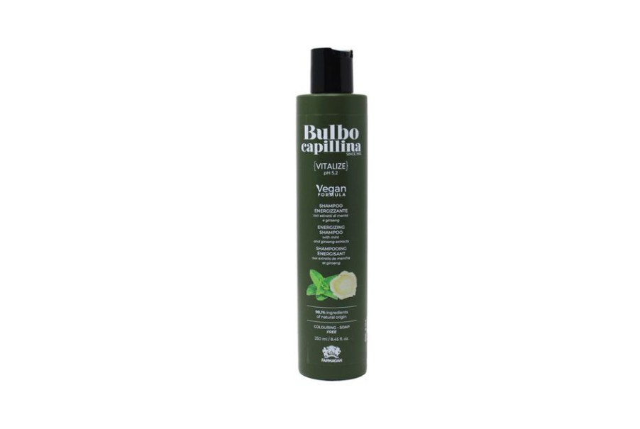 Capelli Farmagan | Farmagan Bulbo Capillina Formula Vegan Vitalize Shampoo Per Capelli Energizzante Coadiuvante Anti Caduta 250 Ml