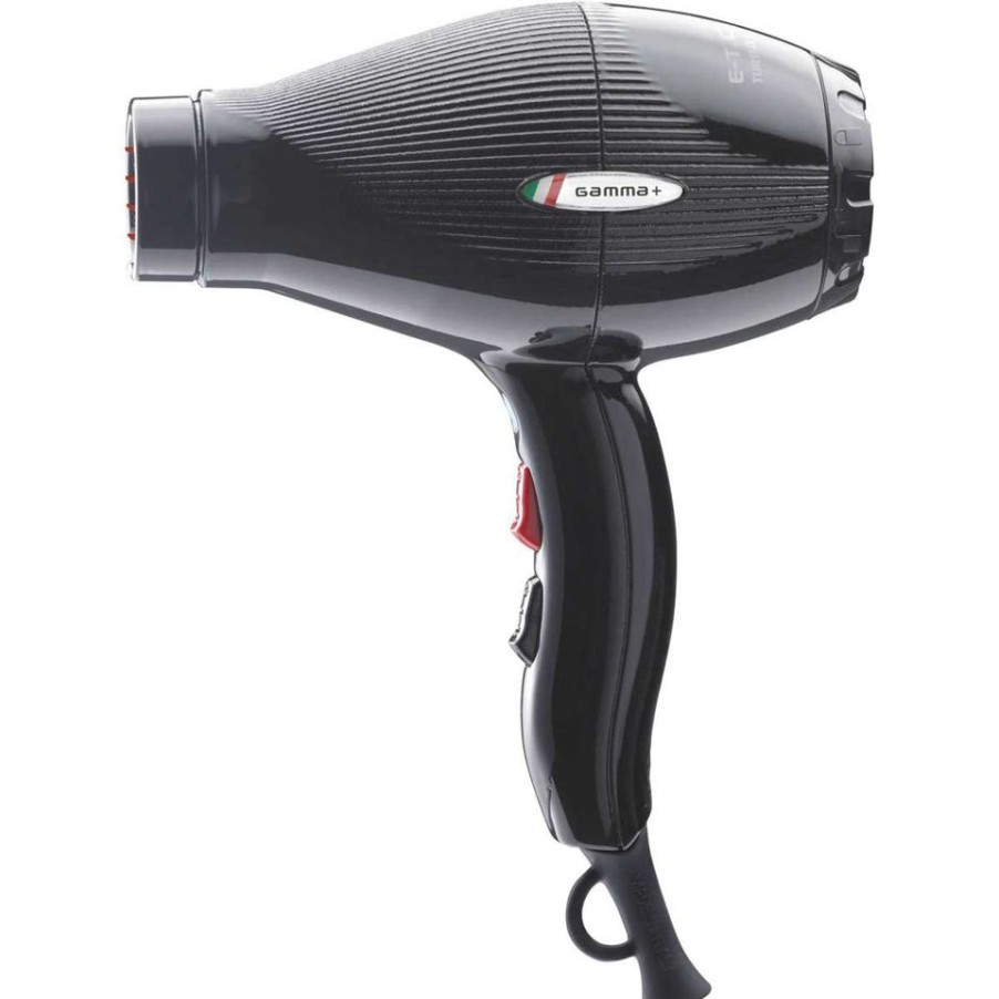 Parrucchiere - Barber Gammapiù | Gammapiu E-T.C Light Asciugacapelli Professionale 2100 W Colore Nero Lucido