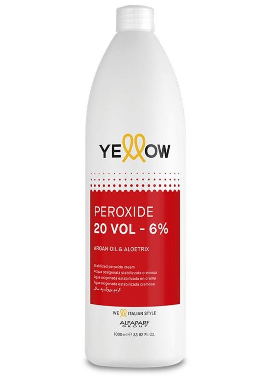 Capelli Alfaparf Yellow | Alfaparf Yellow Acqua Ossigenata Stabilizzata Cremosa 20 Volumi ( 6% ) 1000 Ml