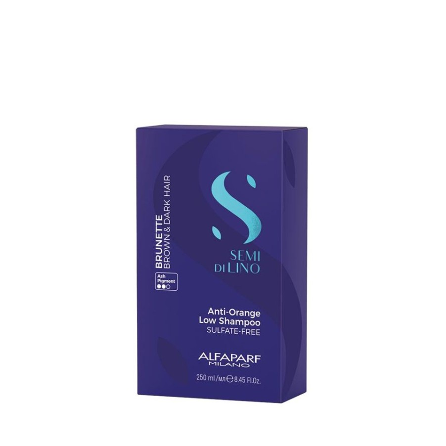 Capelli Alfaparf Milano | Alfaparf Milano Semi Di Lino Brunette Shampoo Delicato Anti Arancio Per Capelli 250 Ml