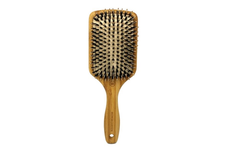 Parrucchiere - Barber Olivia Garden | Olivia Garden Spazzola Bamboo Touch Piatta Detangle Combo L Con Setole Combinate