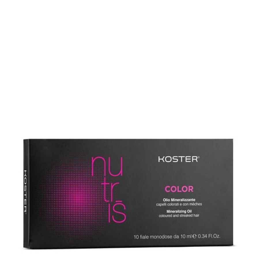 Capelli Koster | Koster Nutris Color Olio Mineralizzante Per Capelli Colorati 10 Fiale Da 10 Ml