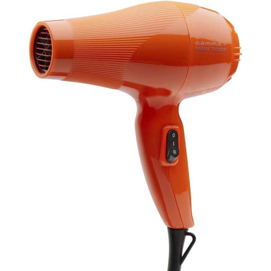 Parrucchiere - Barber Gammapiù | Gammapiu Mini 7005 Tormalionic Asciugacapelli Professionale Da Viaggio 1100 W Colore Arancio