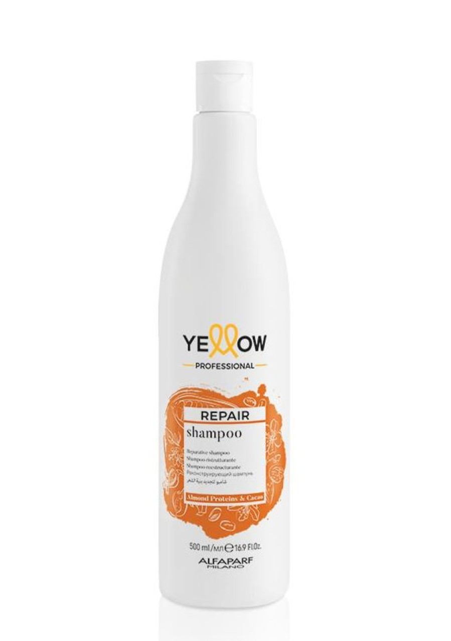 Capelli Alfaparf Yellow | Alfaparf Yellow Repair Shampoo Ristrutturante Per Capelli Danneggiati 500 Ml