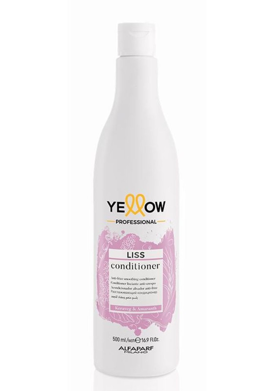 Capelli Alfaparf Yellow | Alfaparf Yellow Liss Conditioner Lisciante Anti Crespo Per Capelli 500 Ml