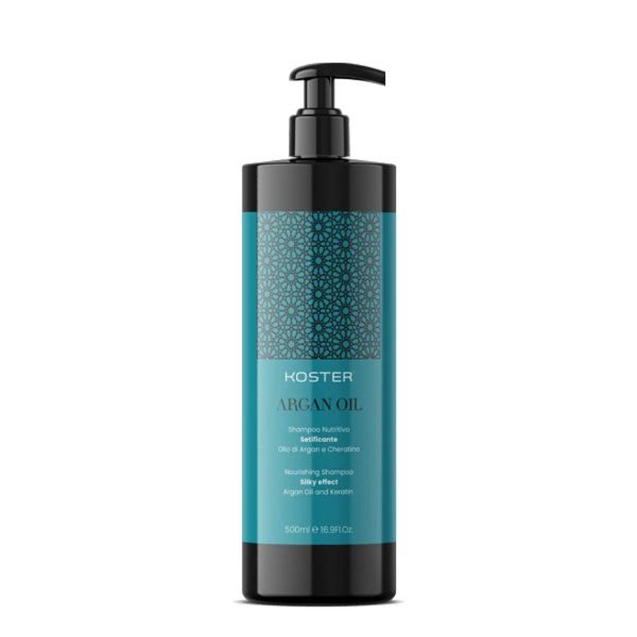 Capelli Koster | Koster Argan Oil Shampoo Per Capelli Nutritivo Setificante Con Olio Di Argan E Cheratina 500 Ml