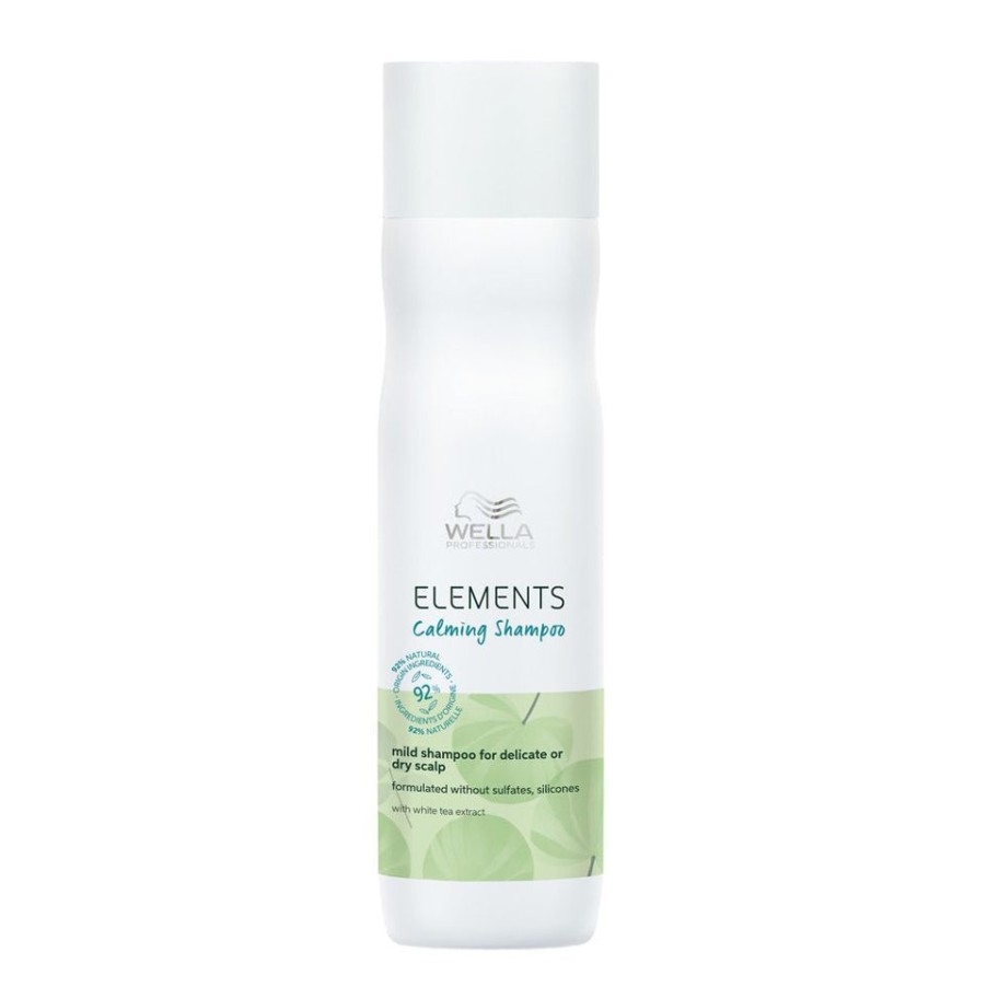 Capelli Wella Professional | Wella Elements Calming Shampoo Per Cute Secca E Delicata 250 Ml