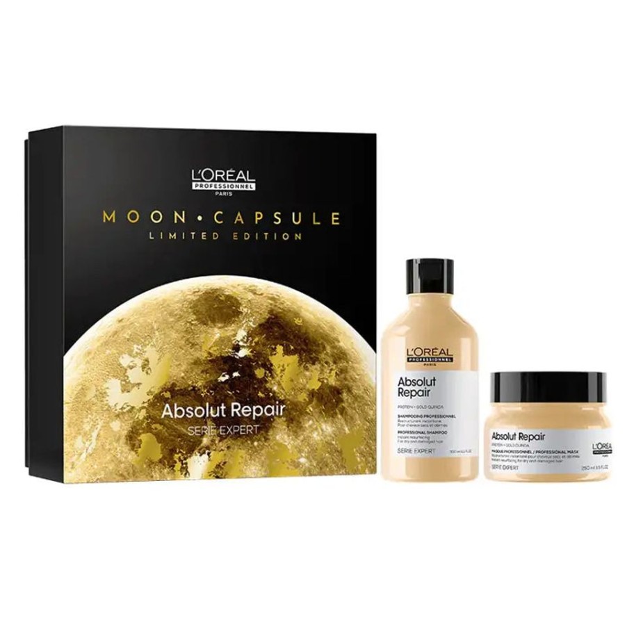 Capelli L'Oreal Professional | L'Oreal Cofanetto Serie Expert Absolut Repair Moon Capsule Edizione Limitata Shampoo 300 Ml + Maschera 250 Ml