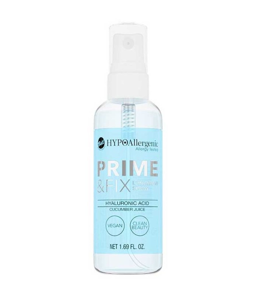 Make Up Bell HypoAllergenic Primer | Hypoallergenic Prime&Fix Spray Fissatore E Base Make Up Con Acido Ialuronico 50 Ml