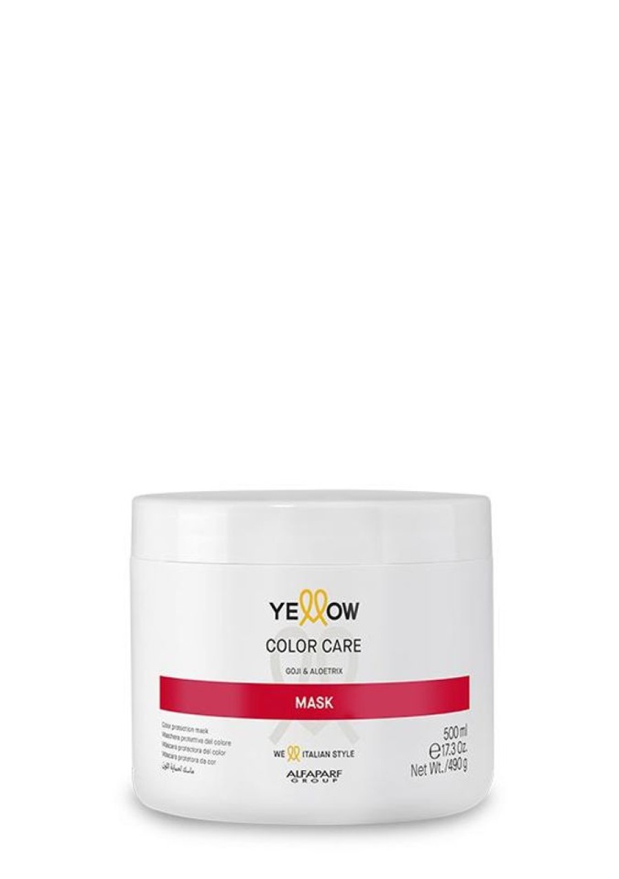 Capelli Alfaparf Yellow | Alfaparf Yellow Color Care Maschera Protettiva Del Colore Per Capelli Colorati E Trattati 500 Ml