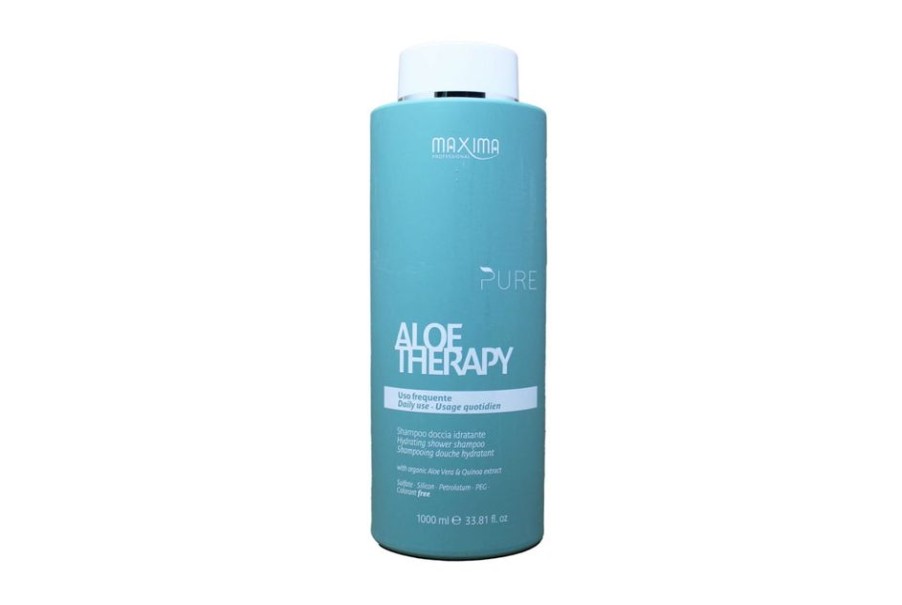 Capelli Maxima Professional | Maxima Aloe Therapy Shampoo Doccia Idratante Per Uso Frequente 1000 Ml