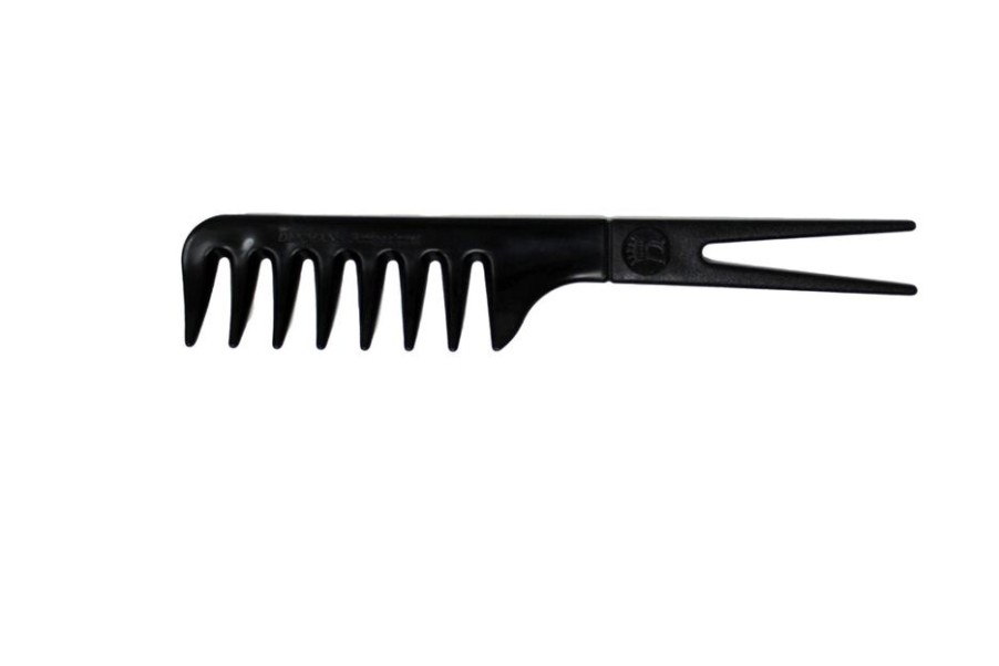 Parrucchiere - Barber Denman | Denman Fan Tail Comb Pettine A Denti Larghi Black D25