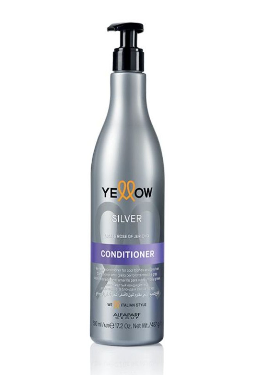 Capelli Alfaparf Yellow | Alfaparf Yellow Silver Conditioner Anti Giallo Per Capelli Biondi E Grigi 500 Ml