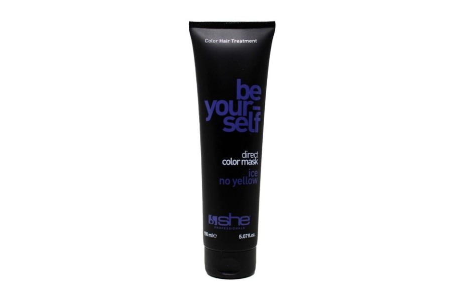 Capelli She Professional | She Professional Be Your Self Maschera Tonalizzante E Ristrutturante Per Capelli Colore Ice No Yellow 150 Ml