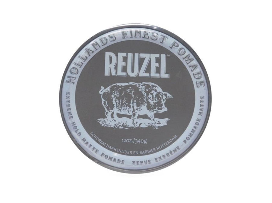 Capelli Reuzel | Reuzel Extreme Hold Matte Pomade Tenuta Estrema 340 Gr