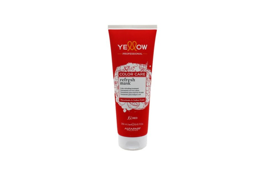 Capelli Alfaparf Yellow | Alfaparf Yellow Color Care Maschera Ravviva Colore Rossa 250 Ml