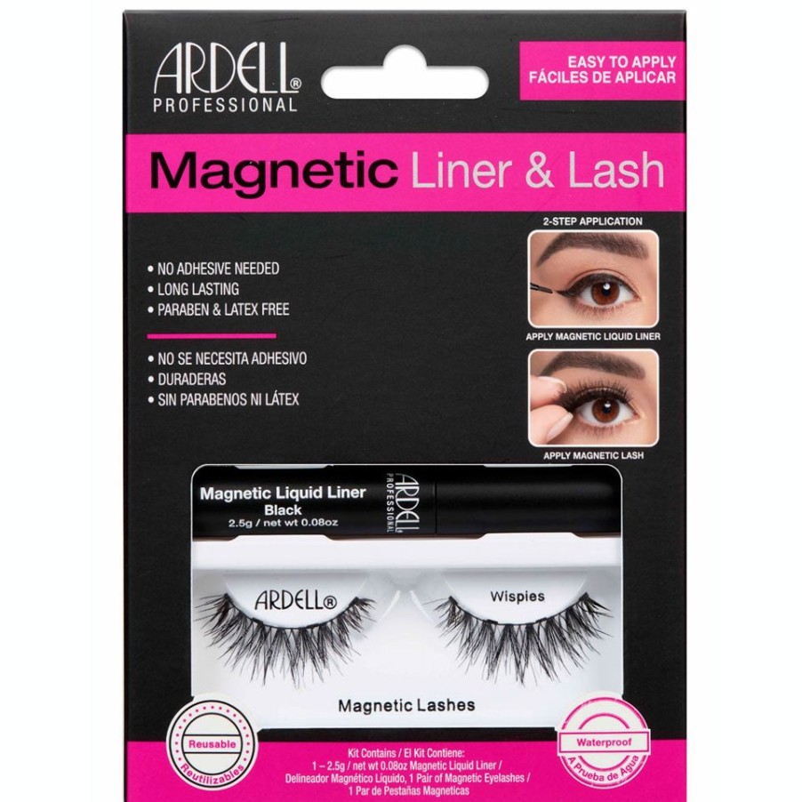 Make Up Ardell Eye Liner | Ardell Kit Ciglia Magnetic Wispies + Eyeliner Liquido Magnetic