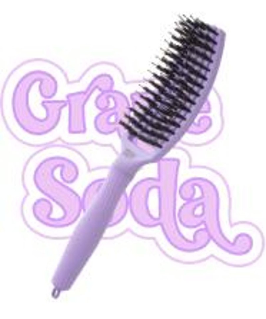 Parrucchiere - Barber Olivia Garden | Olivia Garden Spazzola Districante Finger Medium Edizione 90'S Party Grape Soda