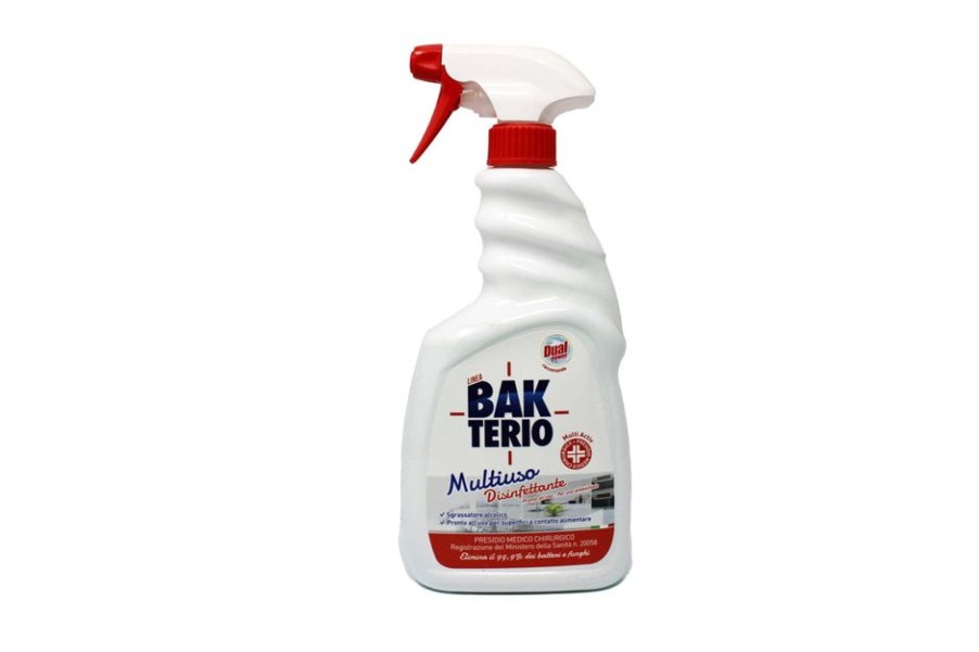 Parrucchiere - Barber Bakterio | Bakterio Multiuso Disinfettante Spray Per Uso Ambientale 750 Ml