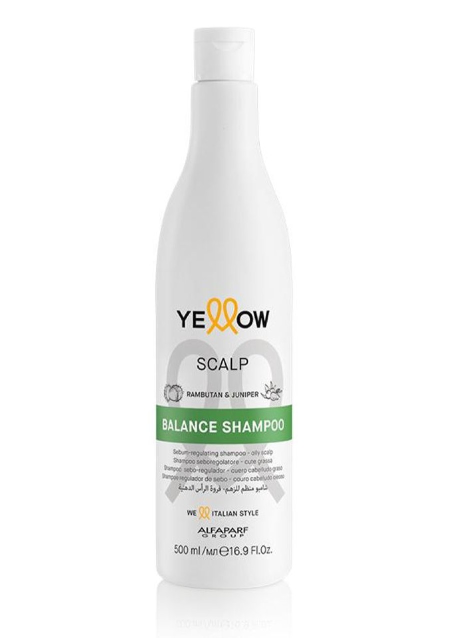 Capelli Alfaparf Yellow | Alfaparf Yellow Scalp Balance Shampoo Seboregolatore Per Cute Grassa 500 Ml