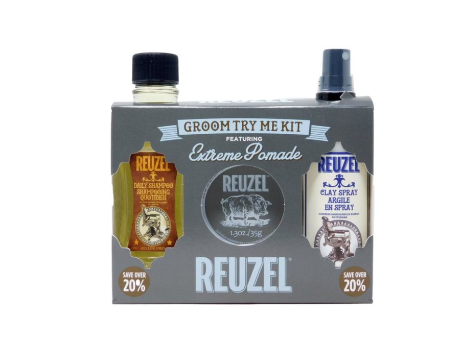 Capelli Reuzel | Reuzel Extreme Hold Try Me Kit