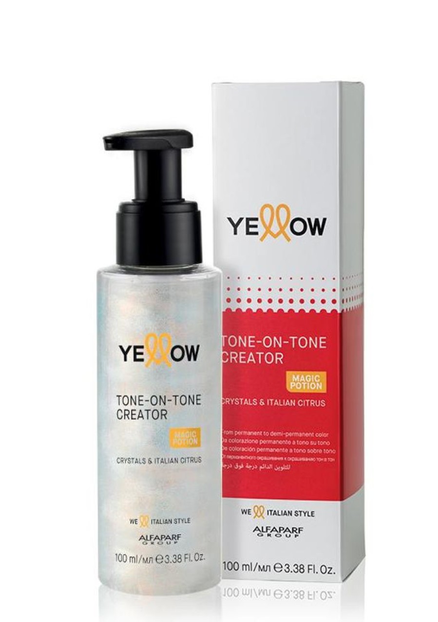 Capelli Alfaparf Yellow | Alfaparf Yellow Tone On Tone Creator Additivo Tono Su Tono Per Colorazione Capelli 100 Ml