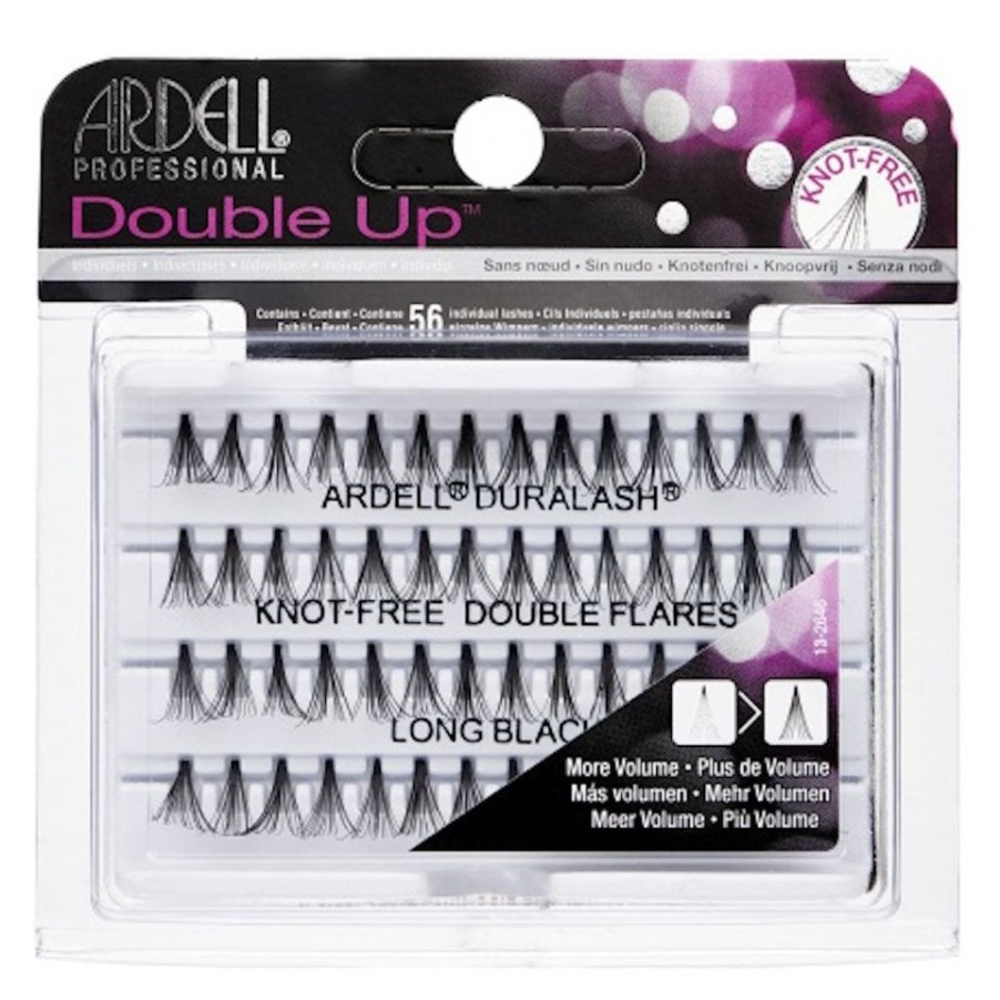 Make Up Ardell Ciglia Finte | Ardell Ciglia Double Up Individuals Long Black Senza Nodo