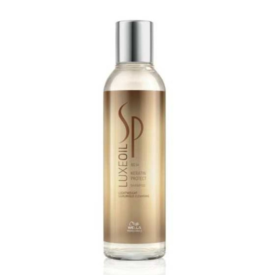 Capelli Wella System Professional | Wella Sp Luxury Oil Shampoo Ristrutturante Per Capelli Alla Cheratina 200 Ml